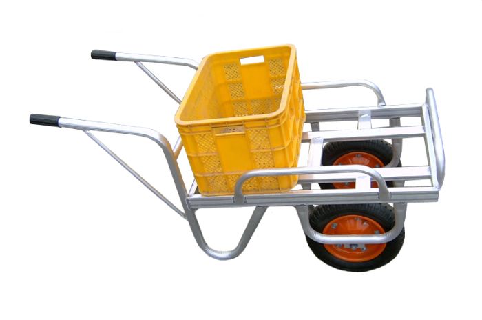 삼부(한국) 알루미늄<b>운반</b>카 콘테이너2개(2륜) 사진2