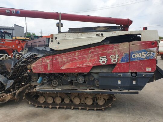 TYM Combine Harvester C805G (5Rows) 앞좌측면