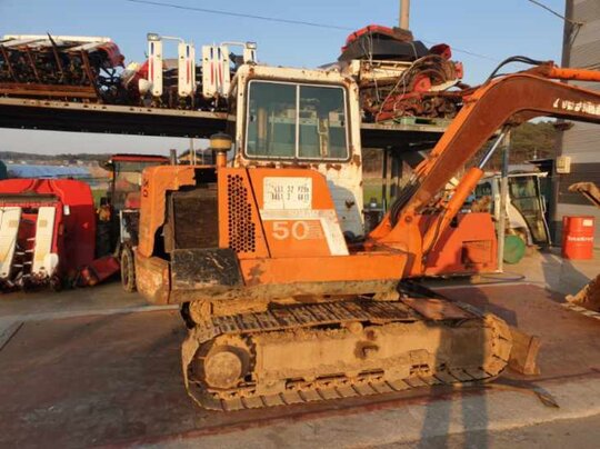  Excavator 쏠라50  앞좌측면