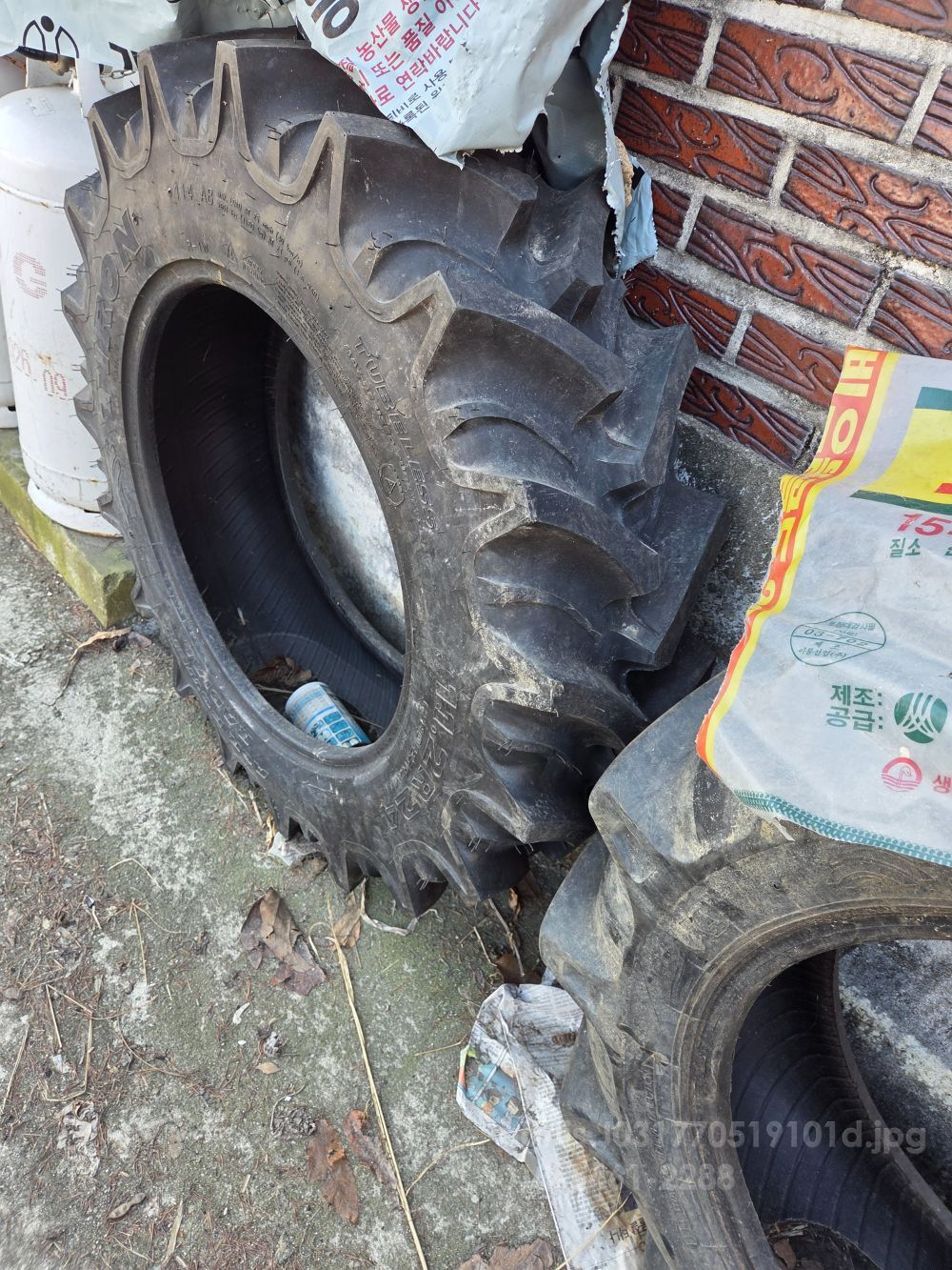 존디어 트랙터 1750 (53마력) 뒤우측면