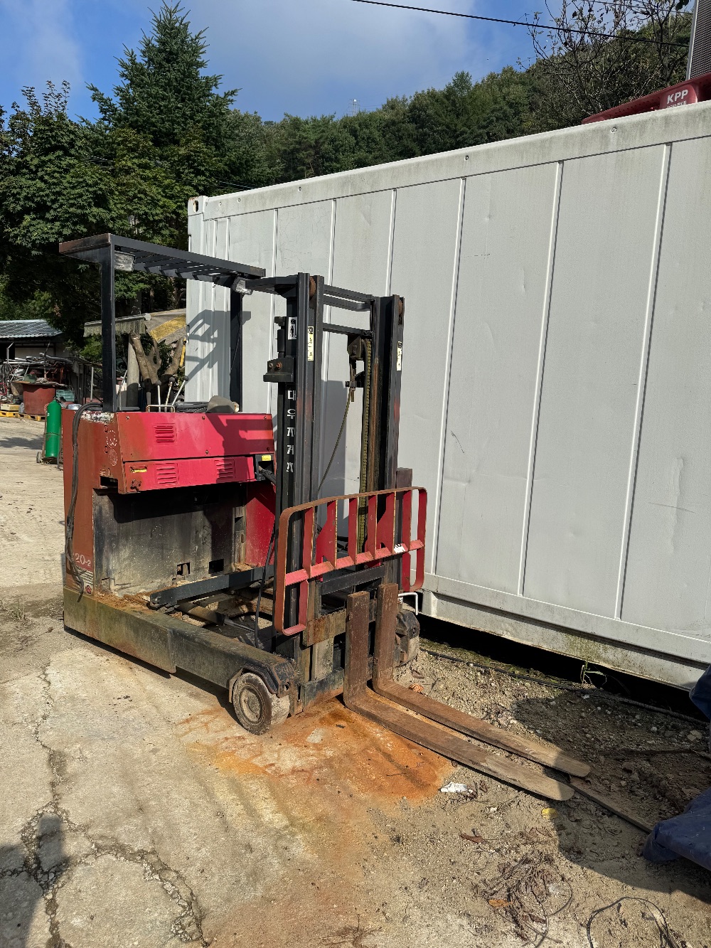 부품용 대우 2톤 입승식 지게 지게차 BR20-2 부품용 대우 2톤 입승식 지계차 배터리 없음