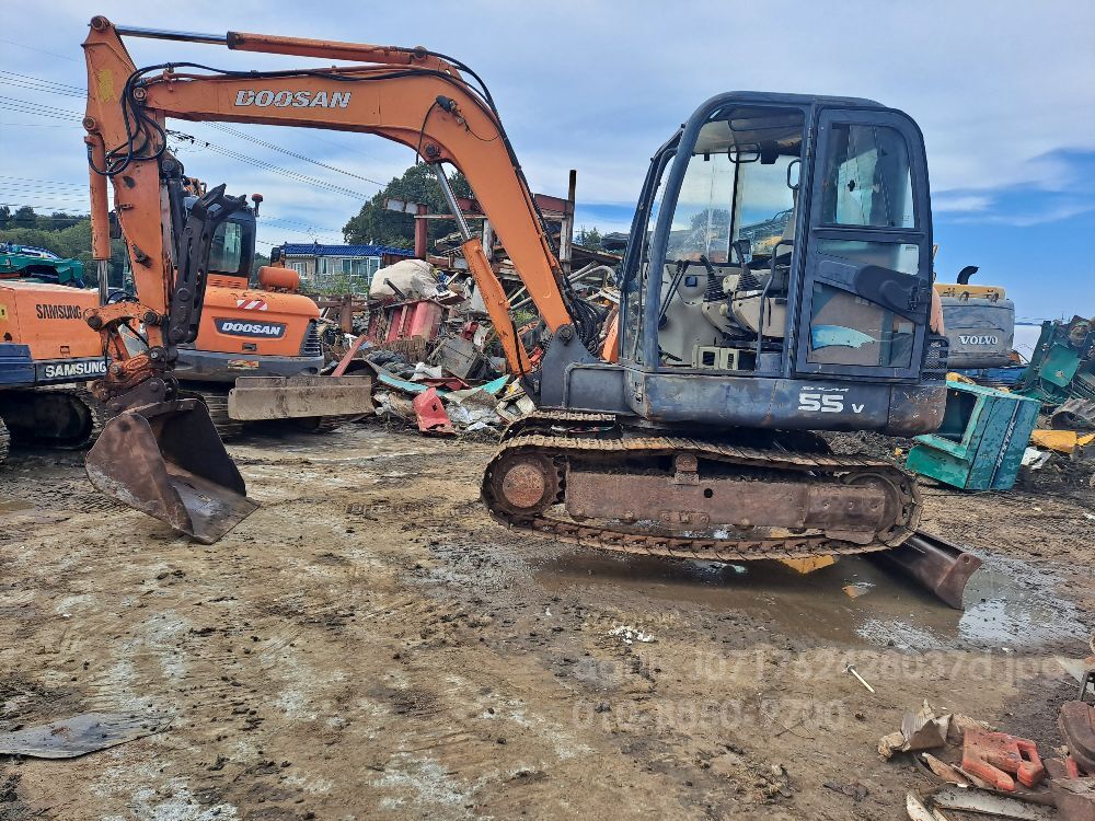 미니코벨코017.대우s50.삼 굴삭기 굴삭기 뒤우측면