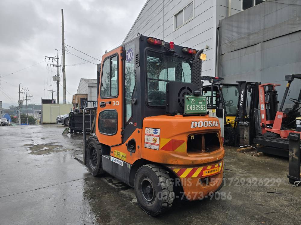  Forklift 지게차D30S-5  측면