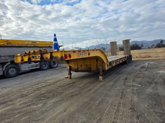 로우베드추레라 트레일러 자동발판