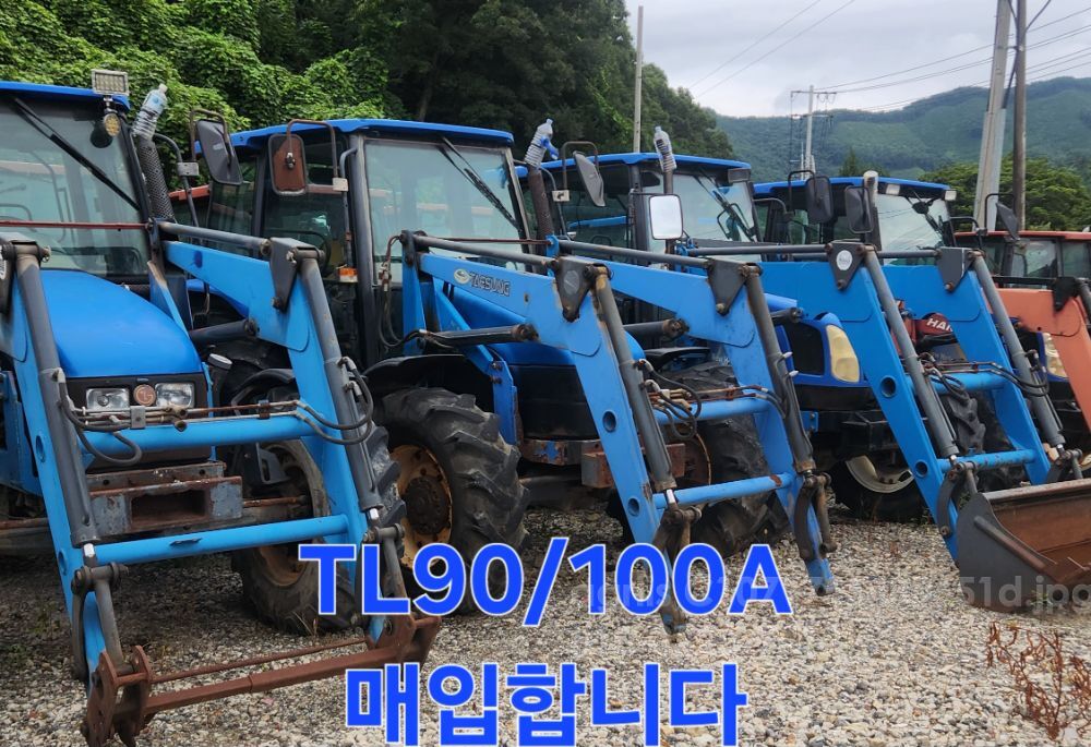 NewHolland Tractor TL100 (95hp) 뒤우측면