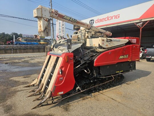 얀마 콤바인 AW465 (4조식) 앞좌측면