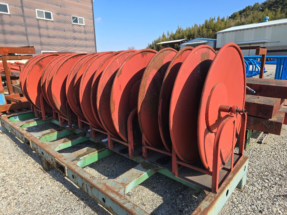 명일기공 호스릴 150m용 호스릴 150m용 앞좌측면