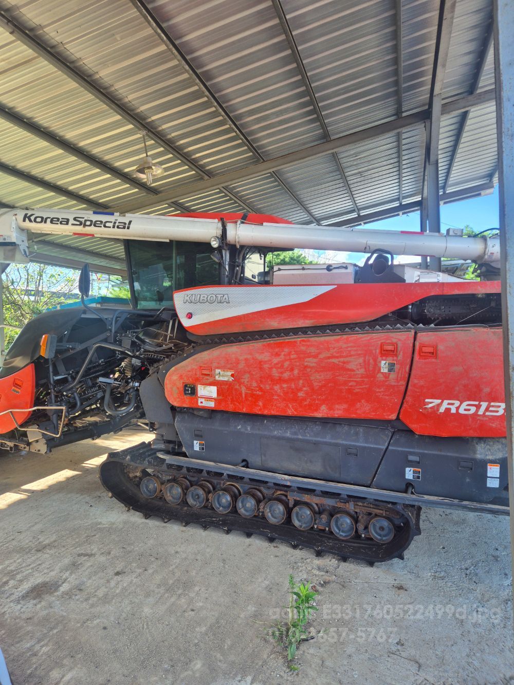 Kubota Combine Harvester ZR6130 (6Rows) 뒤우측면