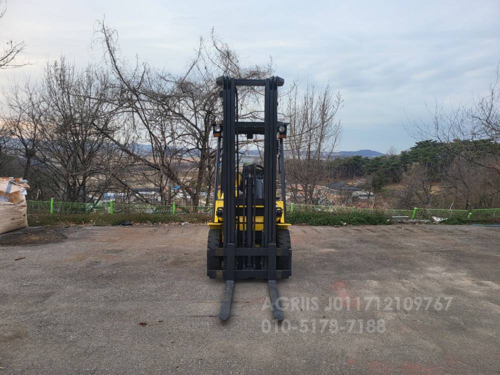 Hyundai Forklift 중고지게차 현대 포렉스 25DE 디젤 2.5톤 지게차하이3단마스트 3스풀  사진 8