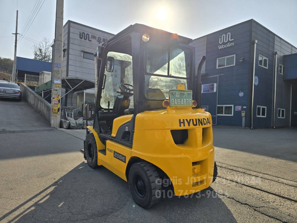 Hyundai Forklift 포렉스 20DE 사이드쉬프트 통타이어  사진 6