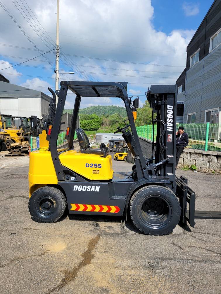 Doosan Forklift 두산2.5톤3단자동발중고지게차   엔진내부