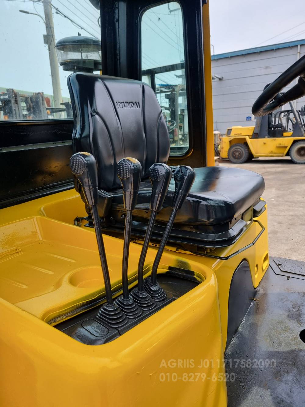 Hyundai Forklift 현대포렉스4.5톤디젤지게차  운전석