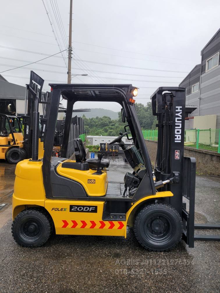 Hyundai Forklift 현대포렉스2톤지게차  엔진내부