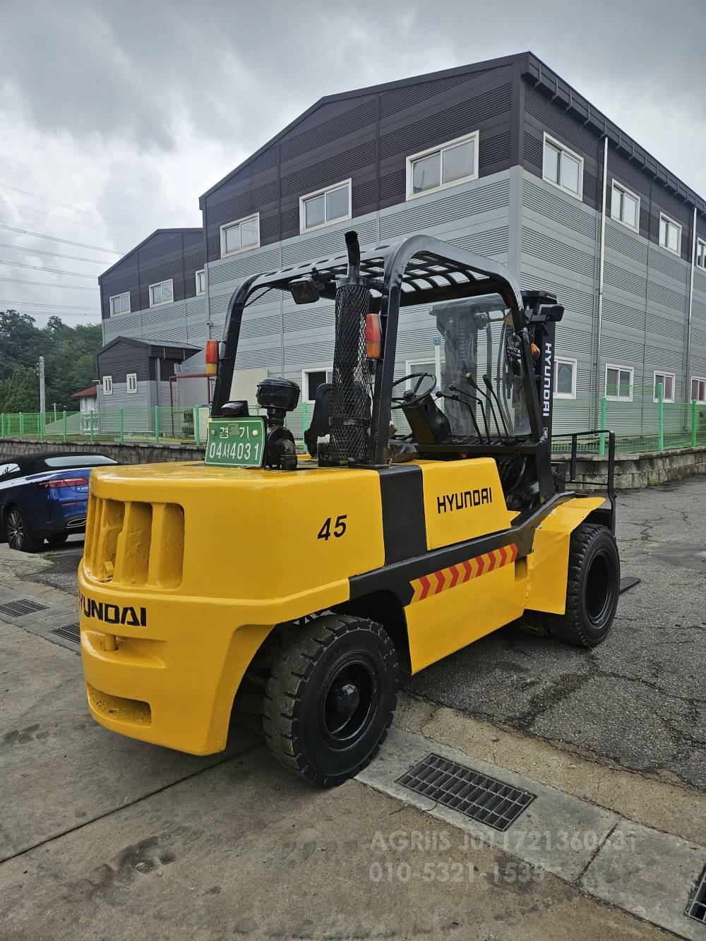 Hyundai Forklift 현대 Pf4.5톤 자동발중고지게차   사진 6