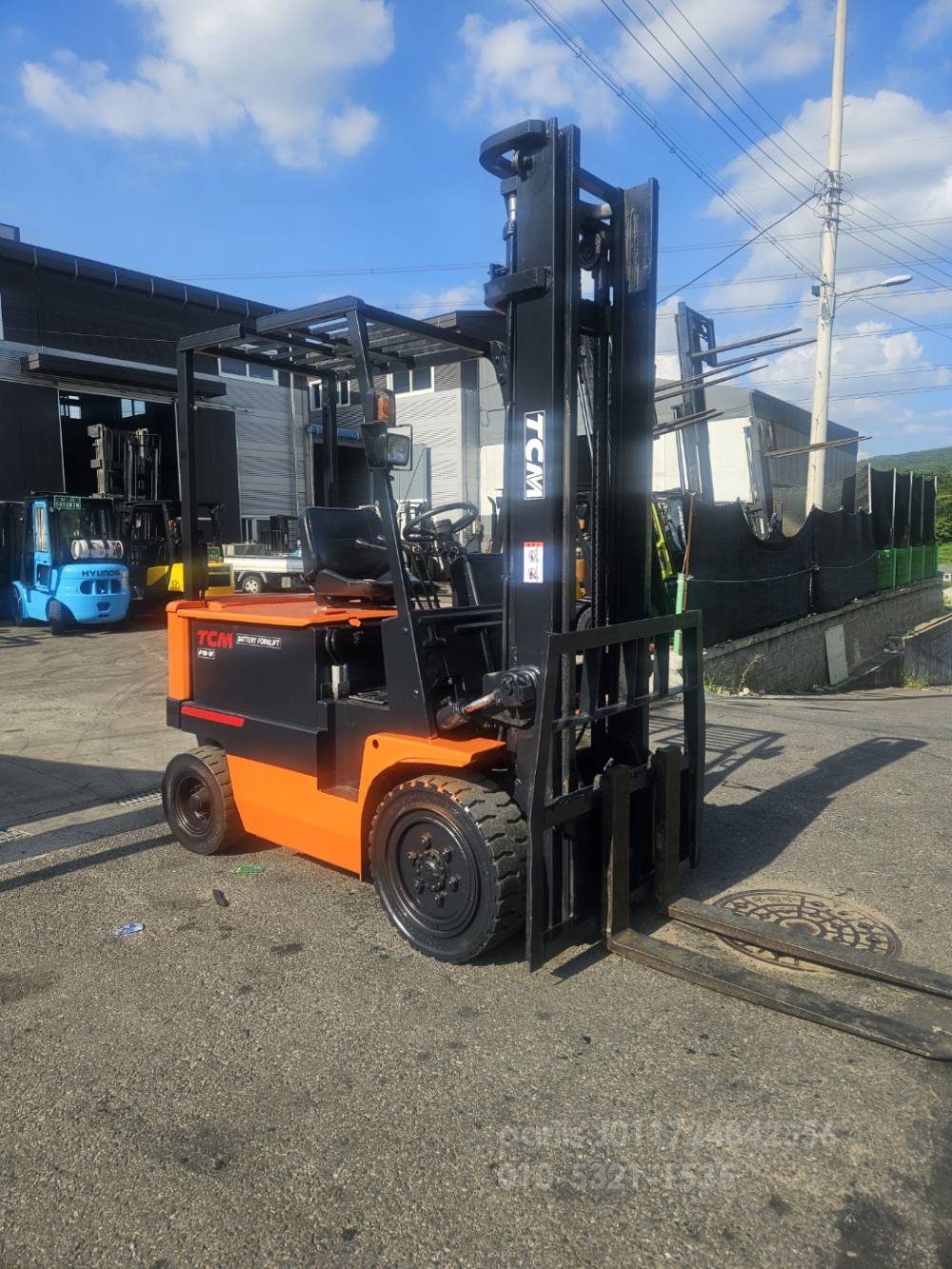  Forklift TCM 3톤 전동지게차  엔진내부