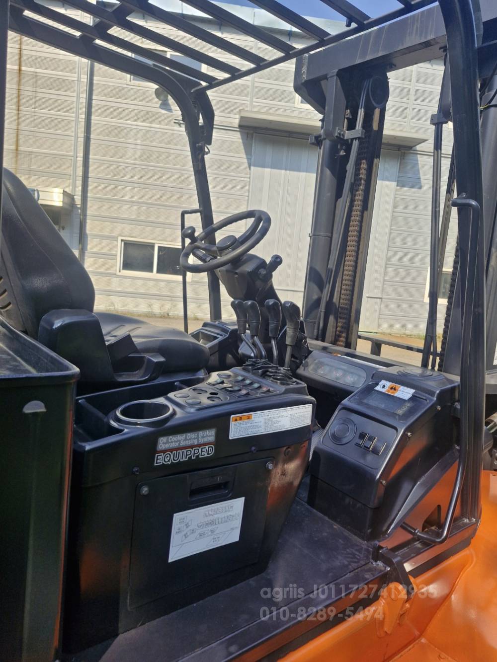 Doosan Forklift 두산5톤 하이마스타 자동발 디젤지게차  사진 6