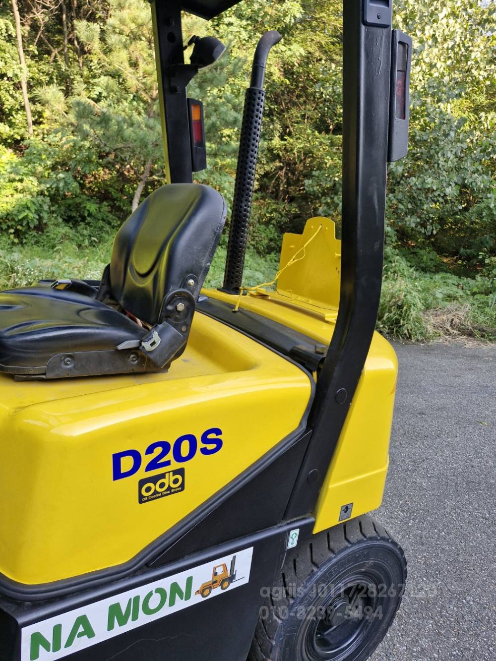 Doosan Forklift 두산2톤 디젤지게차  운전석