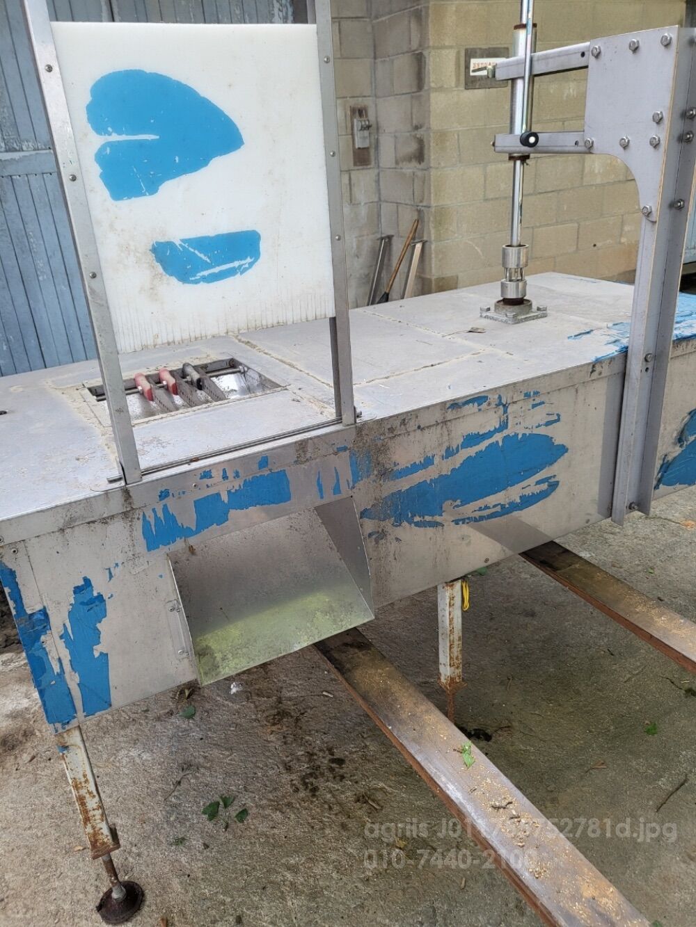 안성 단호박 탈피기 단호박 탈피기 뒤우측면