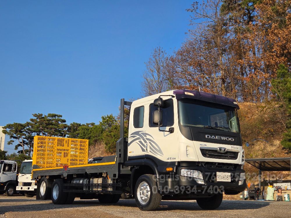 대우 프리마4.5톤 6m25후축 저상사다리 뒤우측면