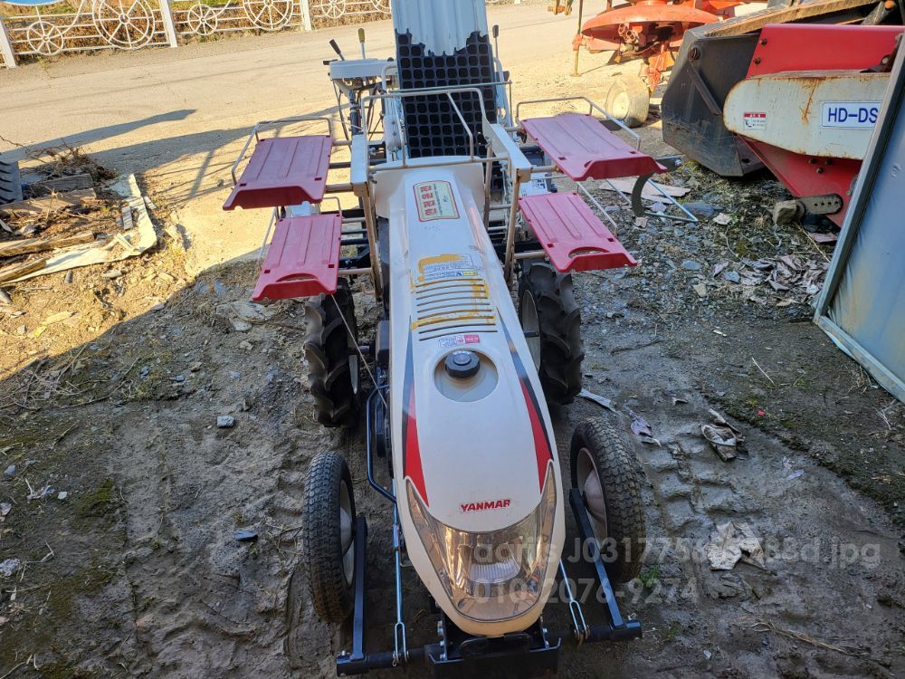 얀마 이식기 보행 야채 뒤우측면