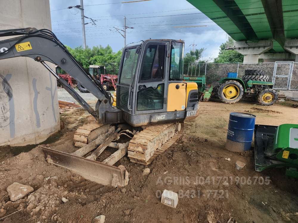 볼보 Ec55c 굴삭기 굴삭기 뒤우측면