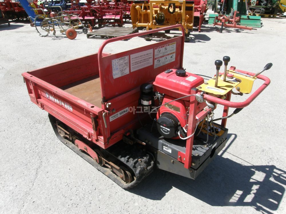 동양공업 운반차 -500KG DY-835 수동덤프 뒤우측면