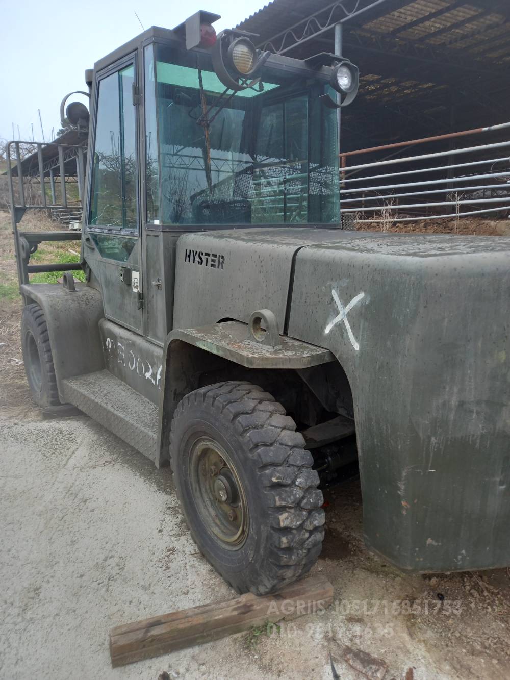  Forklift 지게차  뒤우측면