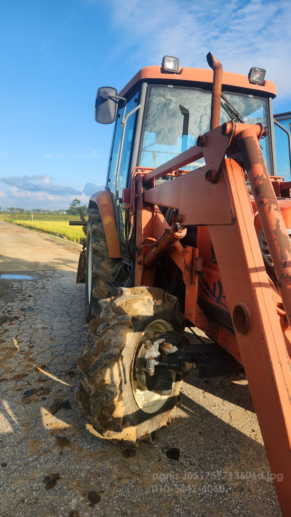 Daedong Tractor D58 (58hp) 뒤우측면