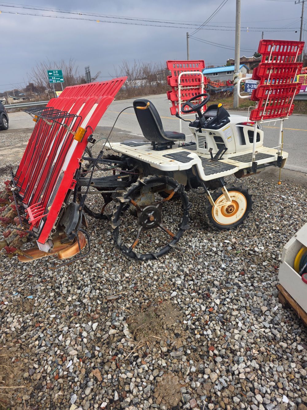 Kukje Rice transplanter RGO60SD (6Rows) 뒤우측면